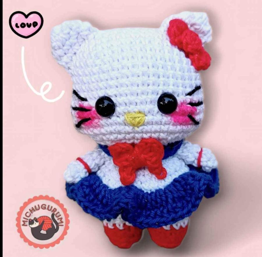 Hello Kitty Sailor Moon llavero 
