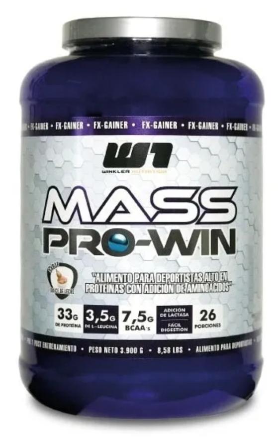 Proteína ganador de peso mass pro win 3.9 kgs winkler 
